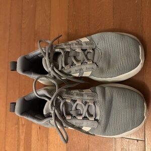 Kids Adidas Gray Athletic Shoes
